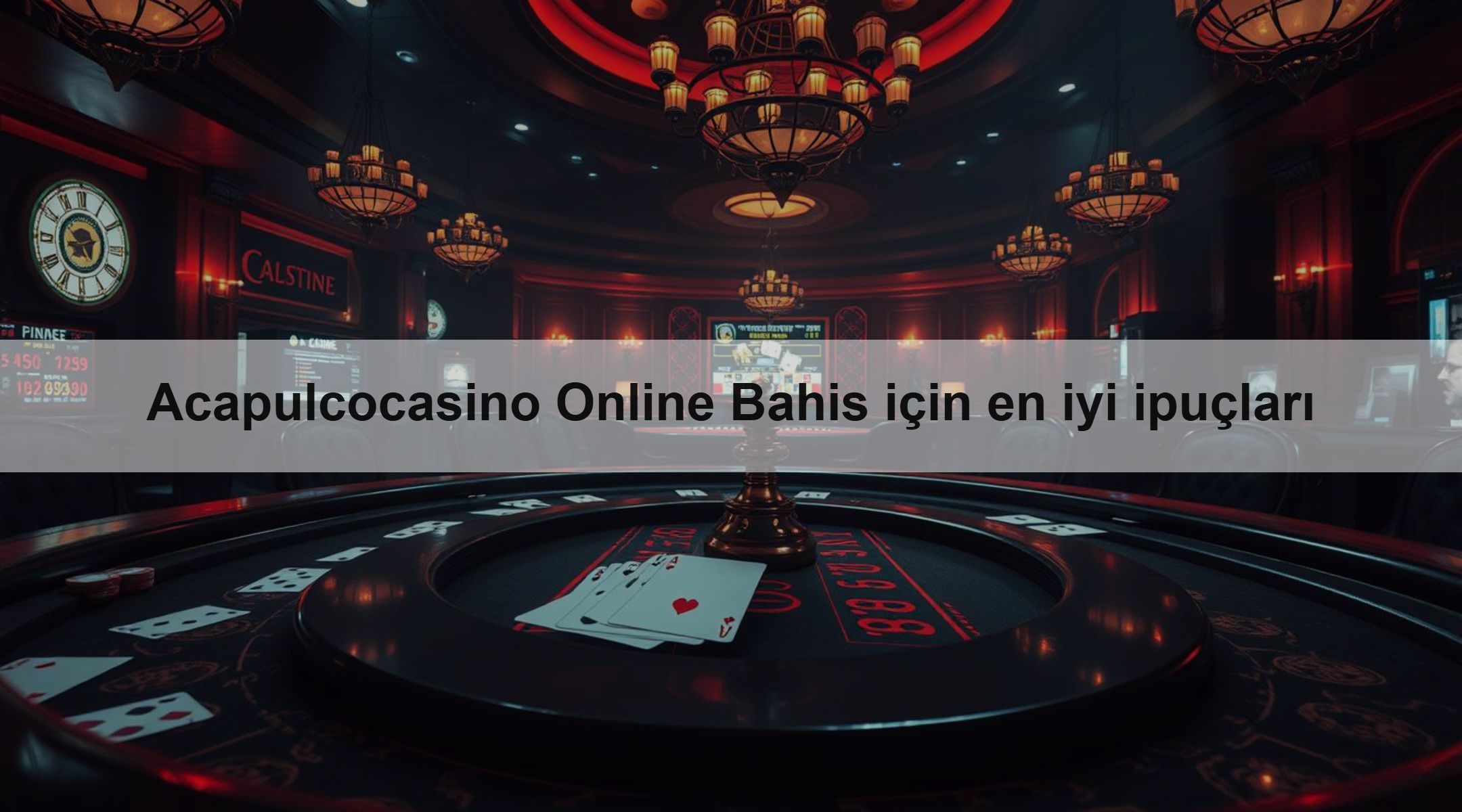 Acapulcocasino Online Bahis için en iyi ipuçları