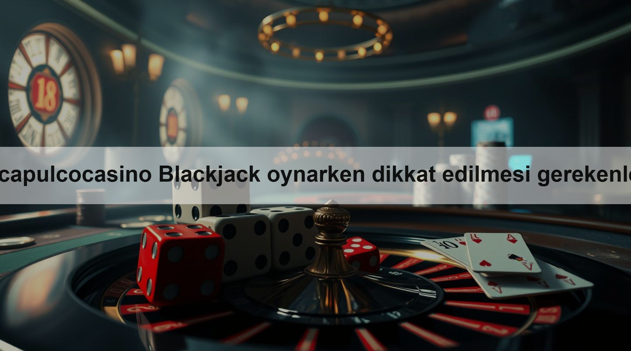 Acapulcocasino Blackjack oynarken dikkat edilmesi gerekenler