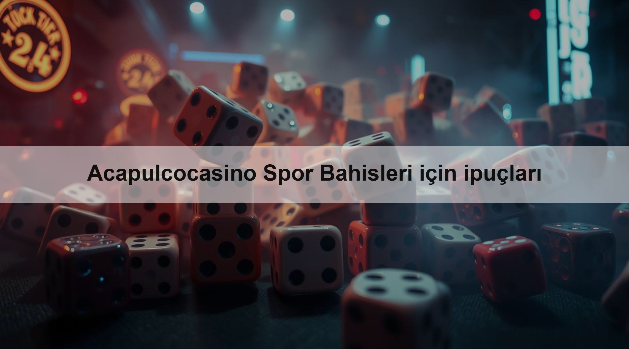 Acapulcocasino Spor Bahisleri için ipuçları