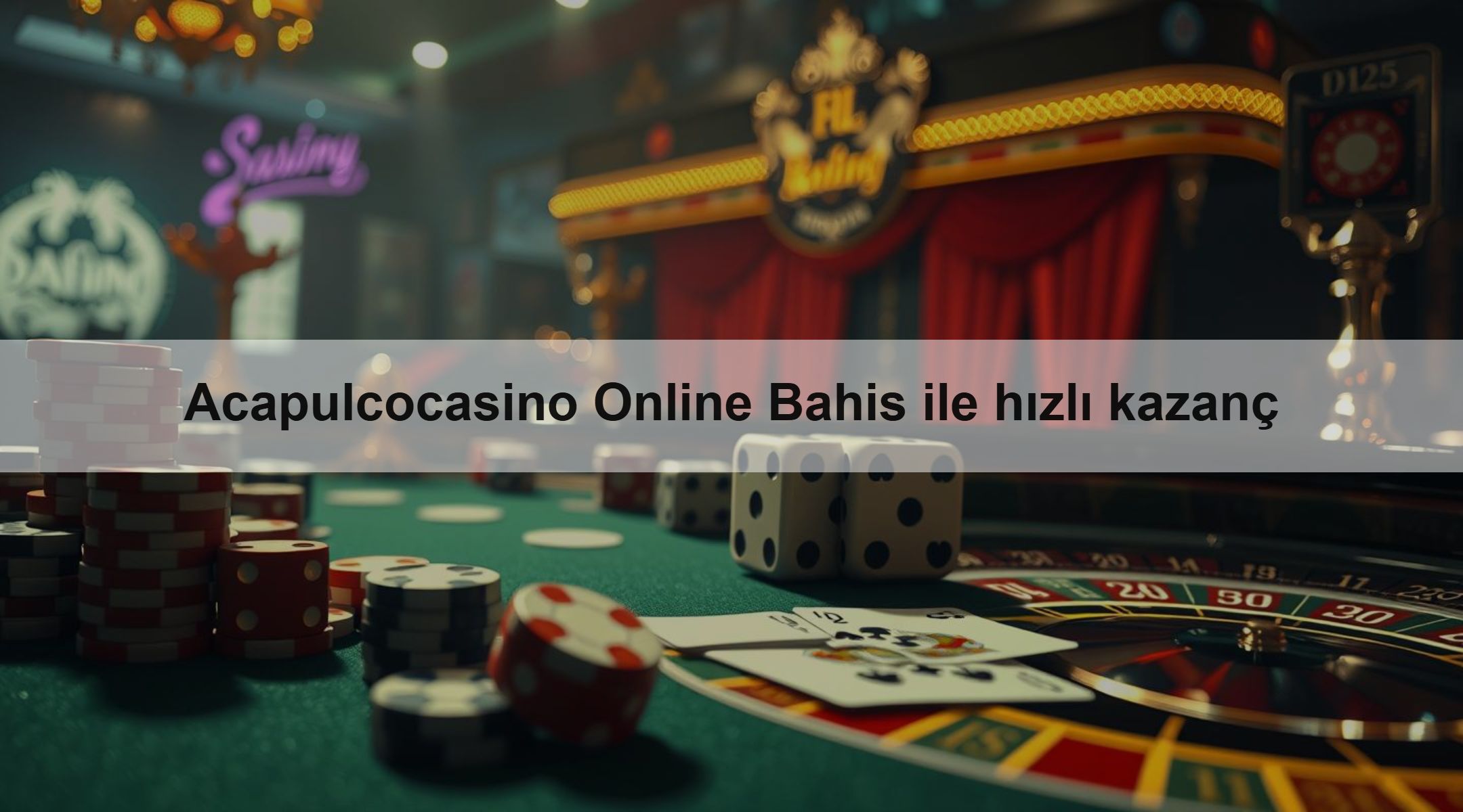 Acapulcocasino Online Bahis ile hızlı kazanç