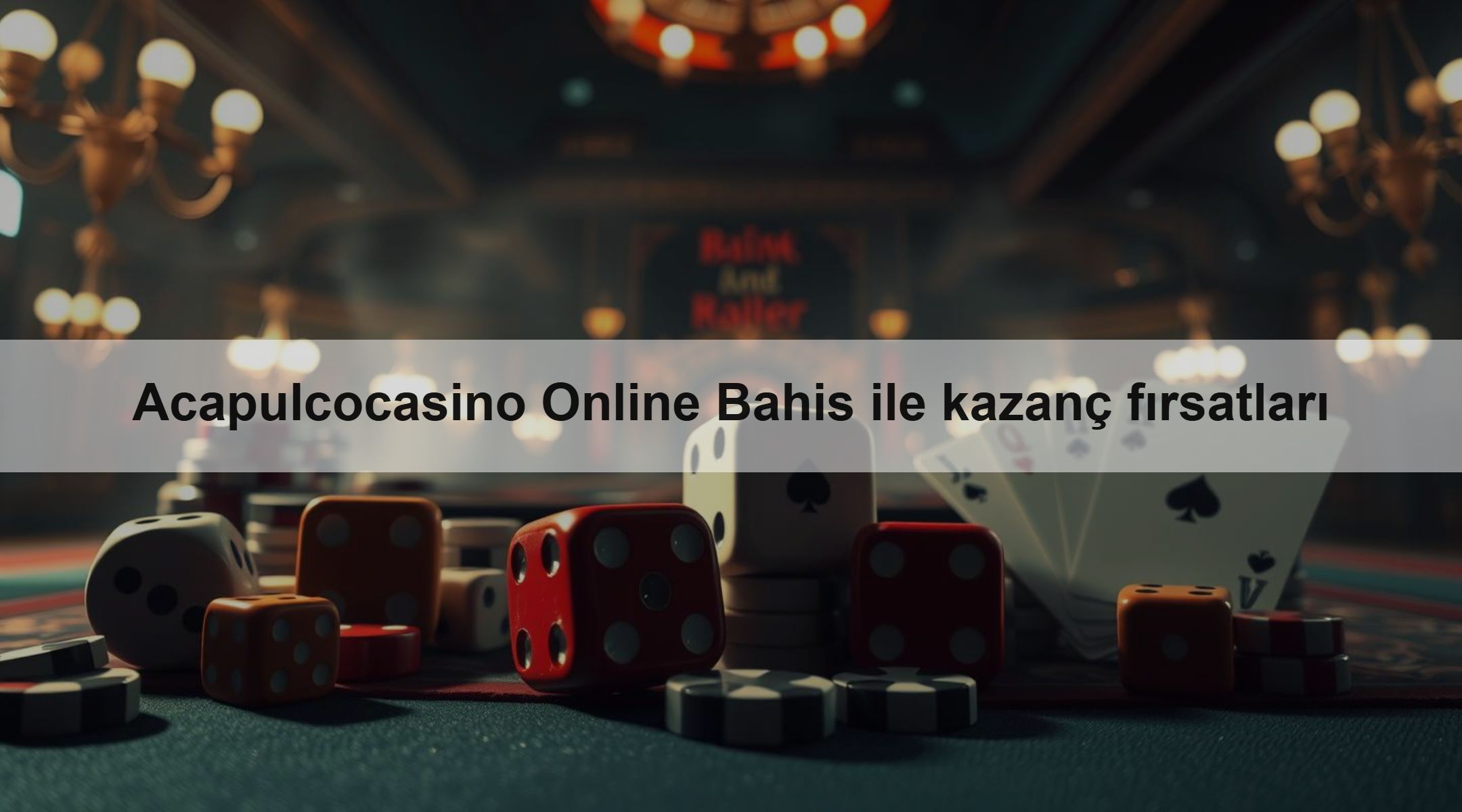 Acapulcocasino Online Bahis ile kazanç fırsatları